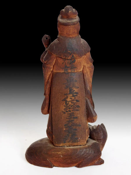 Mother Goddess of Prosperity Inari Okami Antique Japanese Zushi Shrine 稲荷大神社