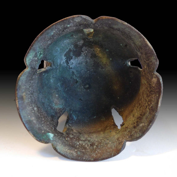 Sm Bronze Samurai Koro Ritual Censer Antique Japanese Incense Burner 豊臣氏香炉