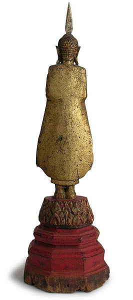 Antique Southeast Asian Laos No Fear Protection Buddha Statue